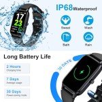 2025 HD Touch Smartwatch with Fitness Tracker Features
