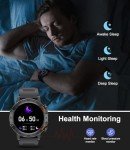 Military Smartwatch for Men: 100 Sports Modes, HD Display