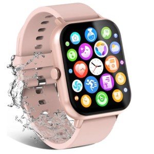 Waterproof Smartwatch with Fitness Tracker & Call Features