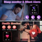 Men's Smart Fitness Watch: Calls, Waterproof, Heart Rate Monitor