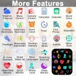 Women's Smart Watch with Fitness Tracker & Call Features