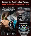 Men's Smartwatch with Calls, Heart Rate & Fitness Tracking