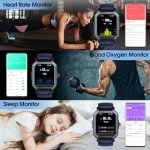 Versatile Smart Watch with Fitness Tracker & Calls
