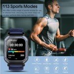 Versatile Smart Watch with Fitness Tracker & Calls