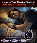 Men's Smartwatch with Calls, Heart Rate & Fitness Tracking