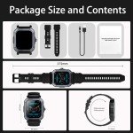 Versatile Smart Watch with Fitness Tracker & Calls