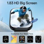 1.83" Smartwatch with Calls, Fitness Tracker & More