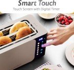 SmartToast Digital 4-Slice Toaster with LED Screen
