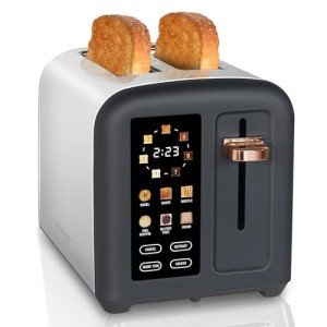 SEEDEEM 2-Slice Touch Control Stainless Toaster
