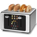 WUNLY 4-Slice Smart Touchscreen Toaster with Controls