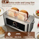 BBday Smart Toaster with Touch Screen and LCD Display
