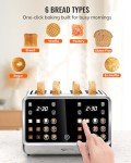 Keenstone 4-Slice Digital Smart Toaster with Touchscreen