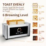 BBday Smart Toaster with Touch Screen and LCD Display
