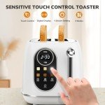 Keenstone Retro Touch Screen 2-Slice Toaster