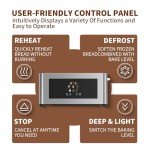 BBday Smart Toaster with Touch Screen and LCD Display