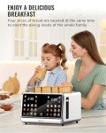 Keenstone 4-Slice Digital Smart Toaster with Touchscreen