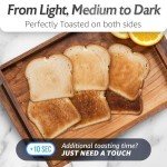 SmartToast Digital 4-Slice Toaster with LED Screen
