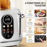 Keenstone Retro Touch Screen 2-Slice Toaster