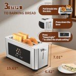 BBday Smart Toaster with Touch Screen and LCD Display