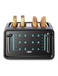 Gevi 4-Slice Touchscreen Bagel Toaster with LED Display
