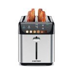 Chefman 4 Slice Smart Digital Toaster with Wide Slots