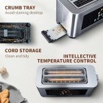 BBday Smart Toaster with Touch Screen and LCD Display