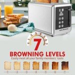 Smart Digital Touchscreen Toaster with 5 Settings