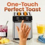Chefman Smart Touch Digital 2-Slice Toaster