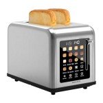 Stainless Steel Touch Screen 2-Slice Toaster