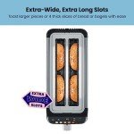 Chefman 4 Slice Smart Digital Toaster with Wide Slots