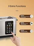 Smart Touchscreen 4-Slice Stainless Steel Toaster
