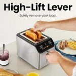 Chefman Smart Touch Digital 2-Slice Toaster