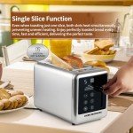 Smart Digital Touchscreen Toaster with 5 Settings