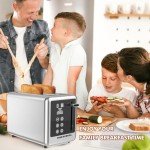 Smart Digital Touchscreen Toaster with 5 Settings