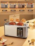 Smart Touchscreen 4-Slice Stainless Steel Toaster