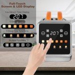 Smart Digital Touch Screen Toaster with LCD Display