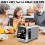 Smart Digital Touch Screen Toaster with LCD Display