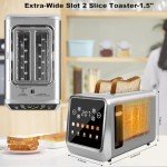 Smart Digital Touch Screen Toaster with LCD Display