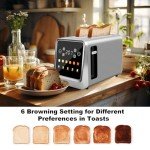 Touch Screen Smart Toaster with LCD Display
