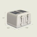 Bella 4-Slice Toaster with 6 Shade Settings