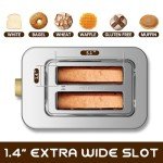 Smart Touchscreen 2-Slice Toaster with 6 Settings