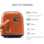 Smart Digital 2-Slice Motorized Toaster with LCD Timer
