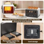 Smart Touch Screen 4-Slice Stainless Steel Toaster