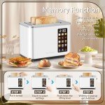 Smart Touchscreen 2-Slice Toaster with 6 Settings