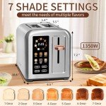 Touch Control 2-Slice Stainless Steel Toaster