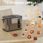 Extra Wide Slot 2-Slice Toaster with Timer