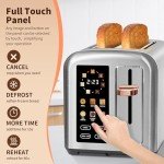 Touch Control 2-Slice Stainless Steel Toaster