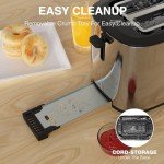 Extra Wide Slot 2-Slice Toaster with Timer