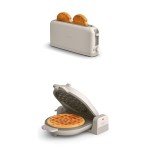 BELLA Slim Toaster & Ceramic Waffle Maker Set