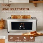 BBday Touch Screen 2-Slice Slim Toaster